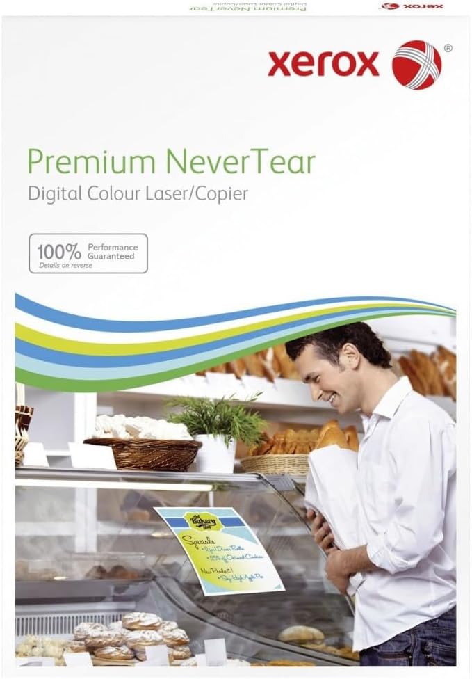 Xerox Premium NeverTear Kunststoffpapier 003R98053 - A3 297 x 420 mm, 195 g/m² - Spezialpapier für L