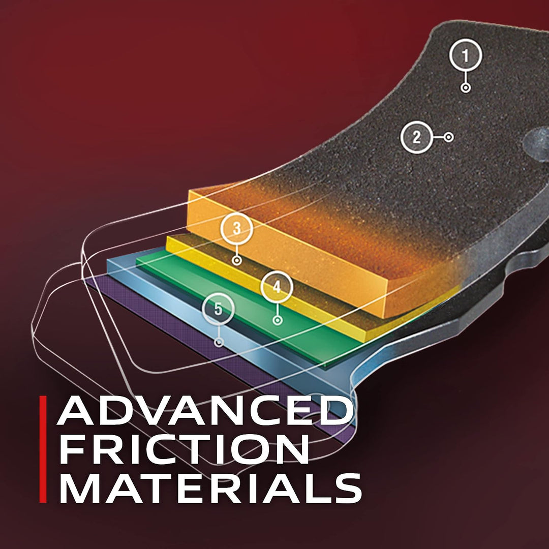 Brembo P50105 Vordere Bremsbeläge, Anzahl 4