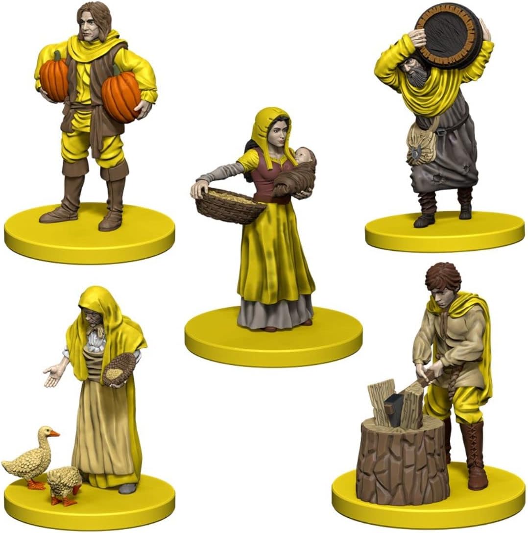 Mayfair Games Europe MFG72257 Agricola Game Expansion: Yellow (5 Figures), Mehrfarbig
