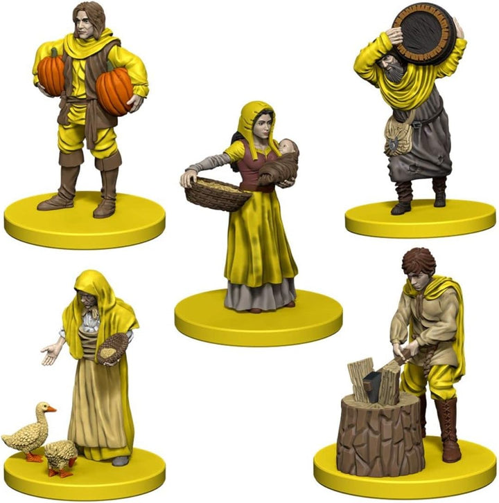 Mayfair Games Europe MFG72257 Agricola Game Expansion: Yellow (5 Figures), Mehrfarbig