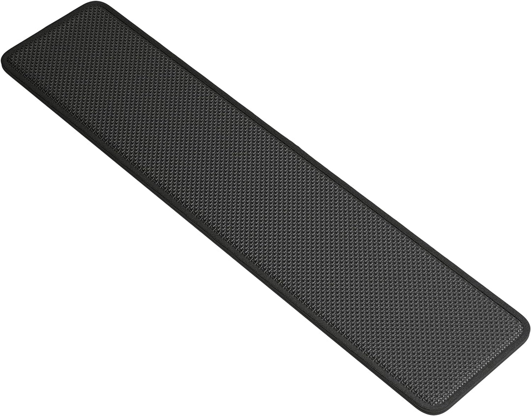 Glorious Gaming Padded Keyboard Wrist Rest (Full Size, 17 mm stark) - gesteppte Ränder, glatte Stoff