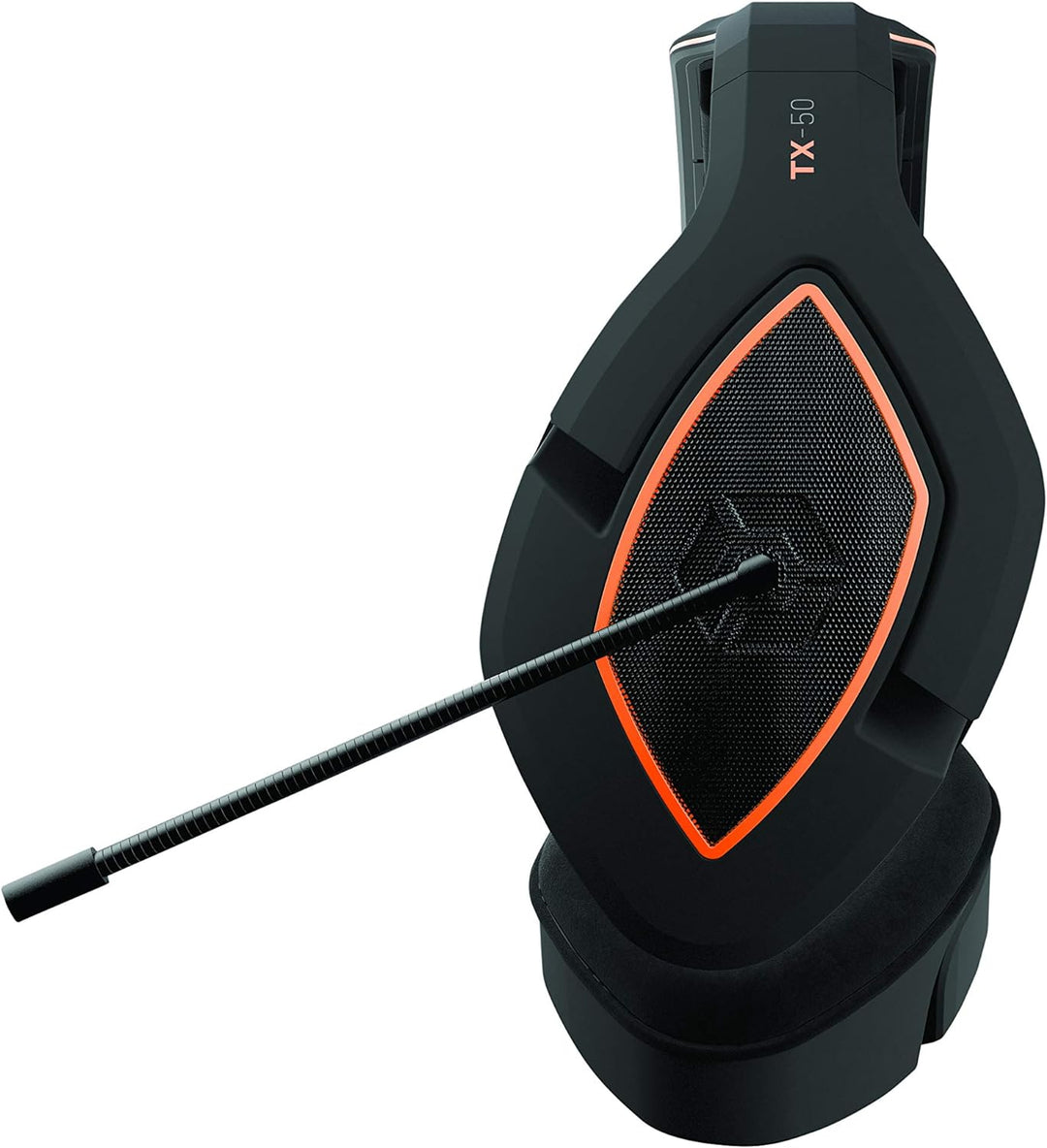 Gioteck TX50 Kopfhörer mit Mikrofon, Klinkenstecker 3,5 mm, für PS4 Xbox One und PC (Orange und Schw