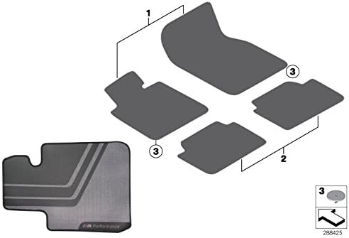 BMW Original M Performance Fuàÿmatten Lhd Vorne X4 F26