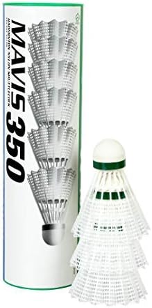 Yonex Mavis 350 Badmintonball weiss 3X6=18 Stück Nylonshuttle Farbe: grün/langsam