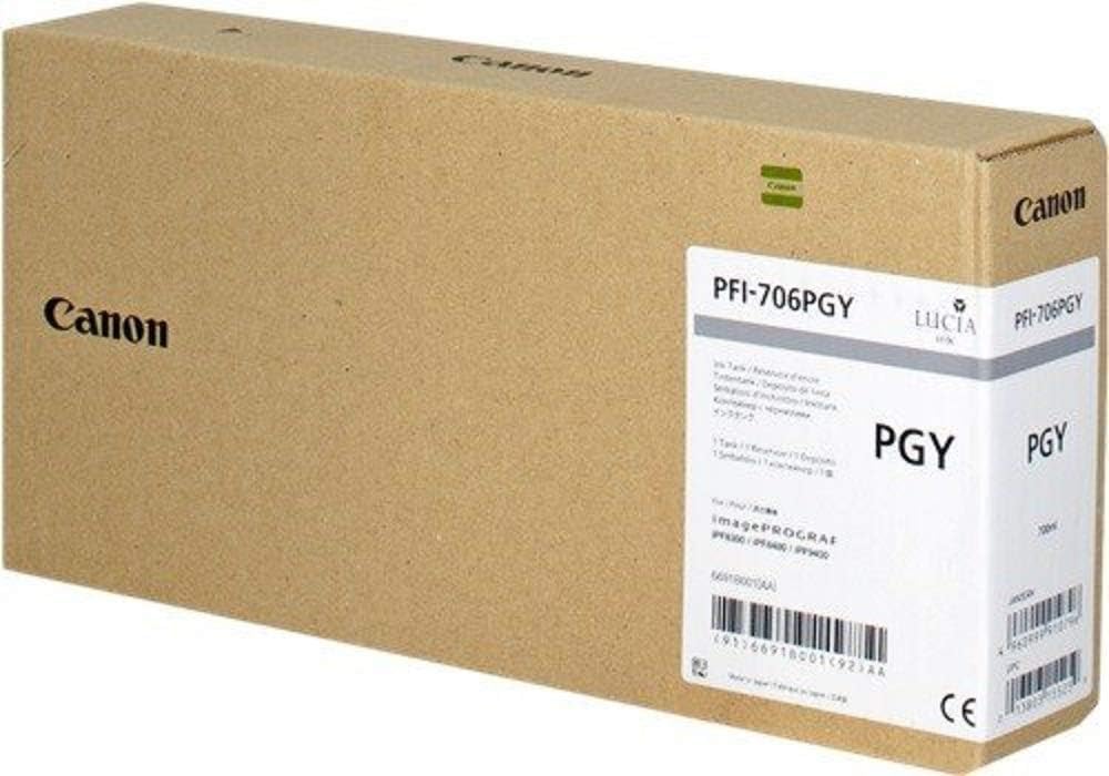 Canon 6691B001 Tintentank PFI-706 PGY, foto grau, Foto Grau