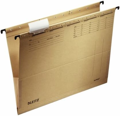 Leitz Hängetasche ALPHA/1916-00-00 für A4 naturbraun (RC) 230g/qm Inh.25