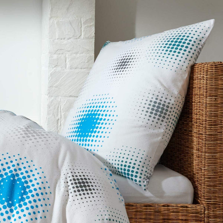 Traumschlaf Frottee Bettwäsche Mariko Jade 1 Bettbezug 155 x 220 cm + 1 Kissenbezug 80 x 80 cm, 1 Be