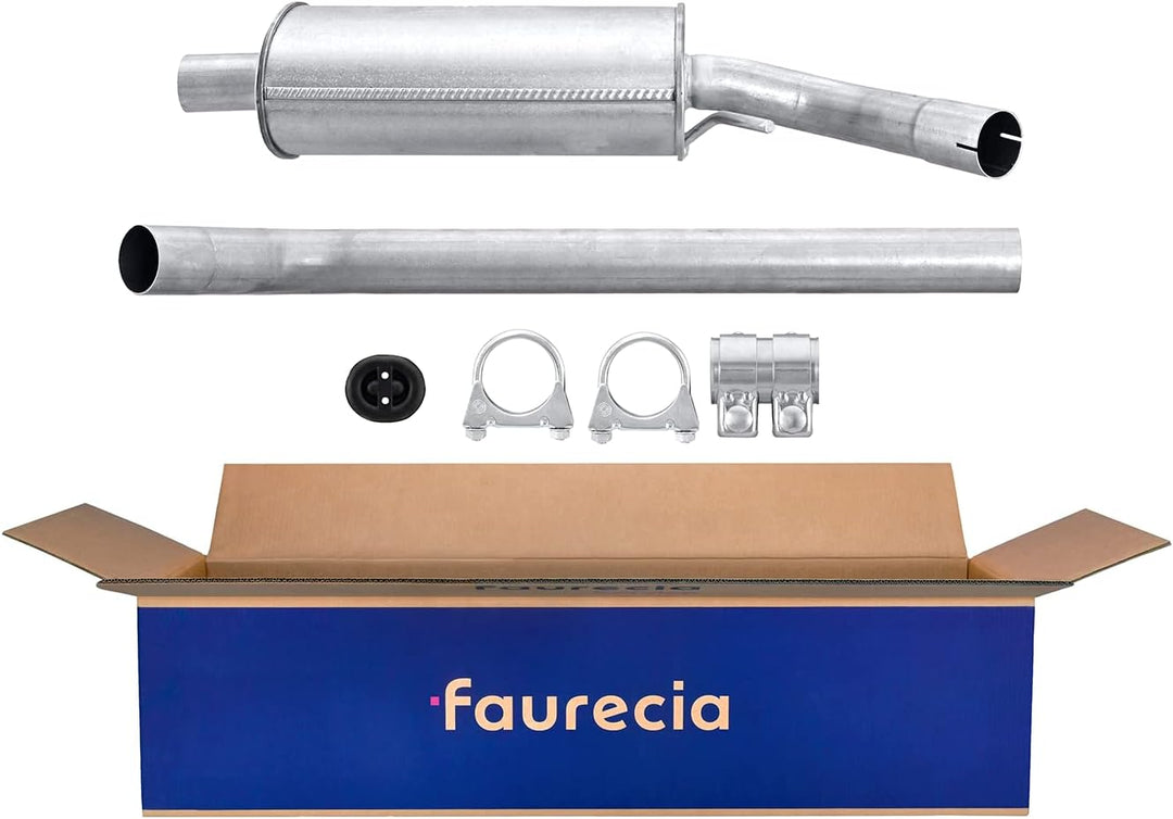 HELLA 8LB 366 022-941 Vorschalldämpfer - Easy2Fit® Kit - vorne - zweiteilig - Set mit Anbauteilen