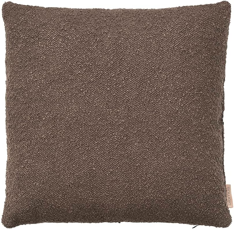 Blomus Kissenbezug Boucle, Kissenhülle für Kopf- oder Sofakissen, Espresso, 50 x 50 cm, 66589 Espres