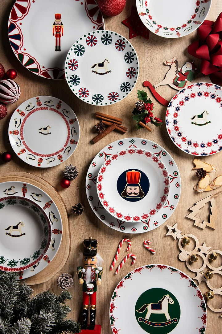 Excelsa Nutcracker Tellerservice 18 Stück