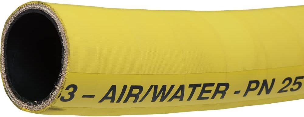 Fittingteile - Meterware Druckluftschlauch Wasserschlauch Gummischläuche Gelb Industrieschläuche (Sc