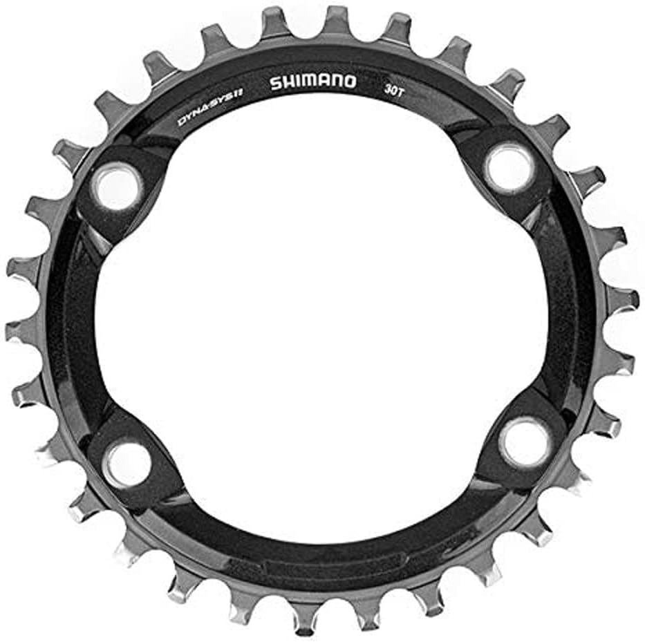 SHIMANO Plato 30d Xt para Fcm8100/Fcm8130 12x1 Kettenblatt, Schwarz