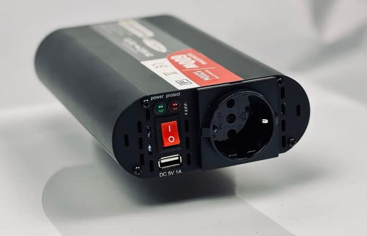 DC/AC Spannungswandler 12V auf 230V bis 600W / 1200W Inverter Wechselrichter USB