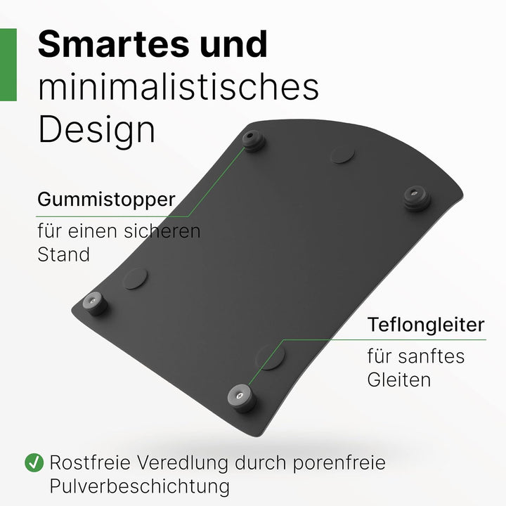 Gleitbrett kompatibel mit dem Thermomix TM6 / TM5 in schwarz - perfektes Zubehör passend für deinen