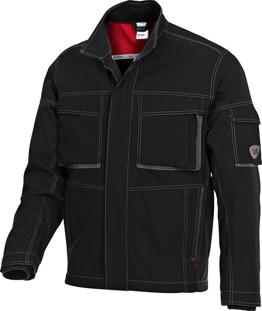 BP 1795-720-32-52/54n Arbeitsjacke, Stehkragen, verdeckter Frontreissverschluss, 305,00 g/m² Verstär