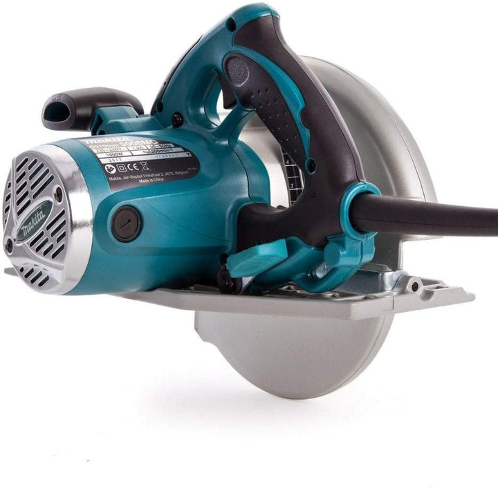 Makita 5008 MGJ 1800 W Handkreissäge 210mm im Makpac Schwarz, Blau, Silber 240 Volt Single, Single