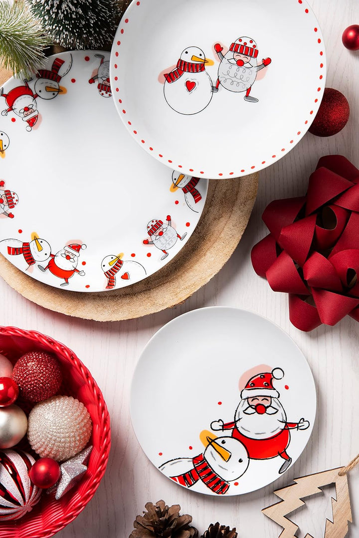Excelsa Snowman 65991 Tellerservice 18 Stück