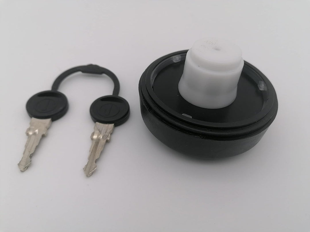 CR-MOESANCO® Schwarzer Wassertankdeckel für Wohnwagen, mit 3 versenkten Griffen, Wassereinlass mit R