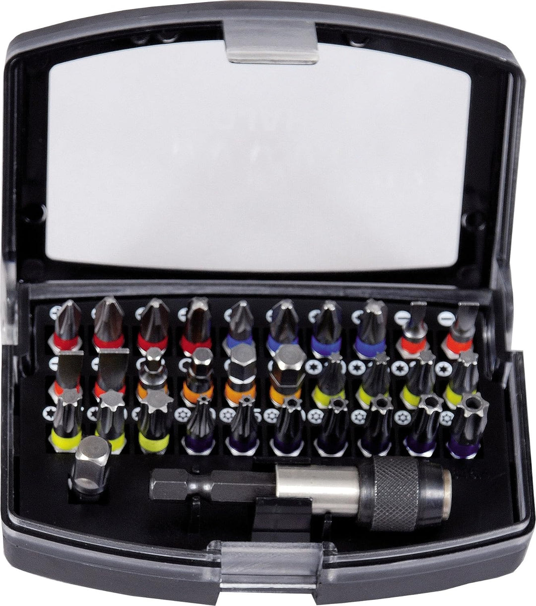 Projahn 1/4 Zoll Bit Box mit markierten Bits 32-teilig, 4089 One Size, One Size