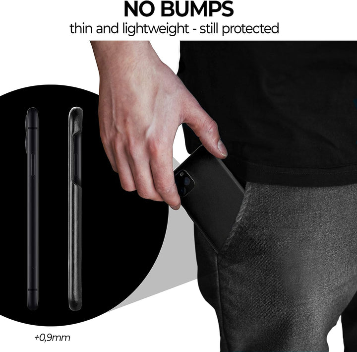 BULLAZO Menor Classic – kompatibel mit iPhone 11 Pro 5,8" Case Handy Schutzhülle aus hochwertigem Le