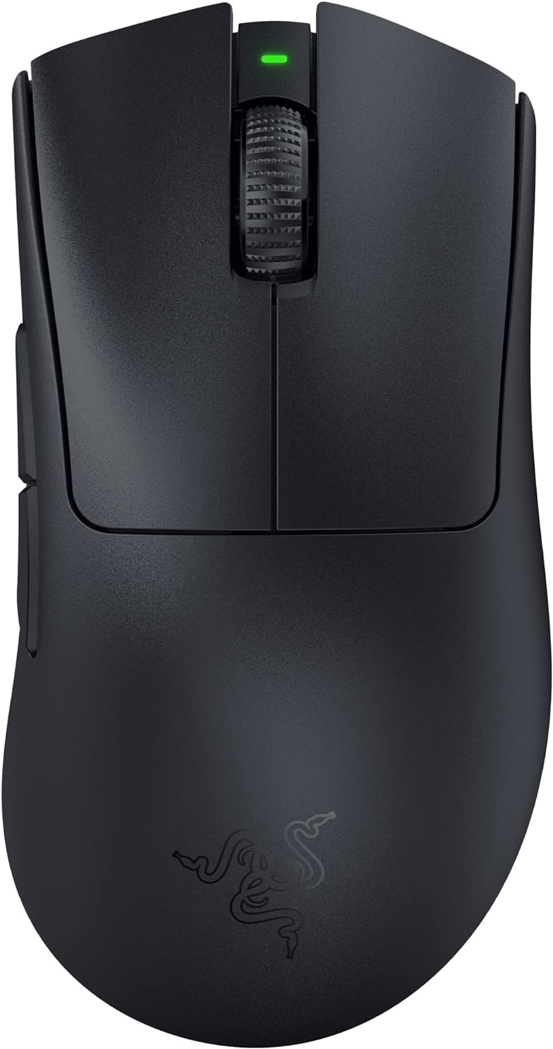 Razer DeathAdder V3 Pro - Kabellose ergonomische Esports-Maus Schwarz & Gigantus V2 Large - Weiches