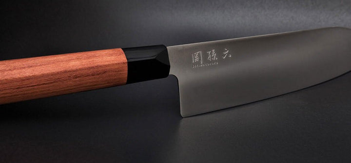 KAI Seki Magoroku Red Wood Griff Kochmesser mit red Wood Griff, Klinge 15,0 cm, MGR-0150C