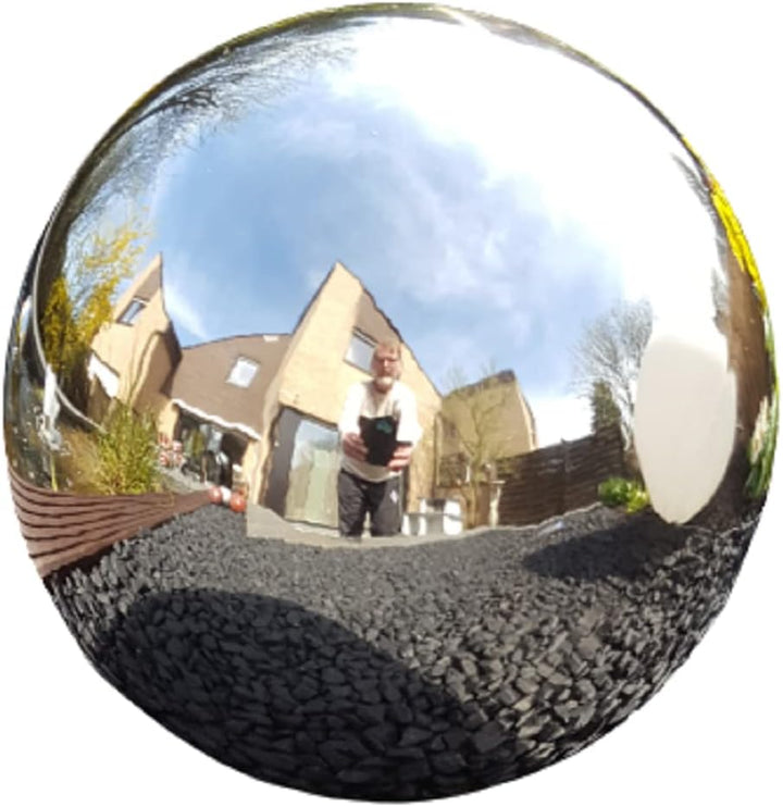 Jürgen Bocker Garten-Ambiente Dekokugel aus Edelstahl 40 cm poliert Dekorationskugel Edelstahlkugel