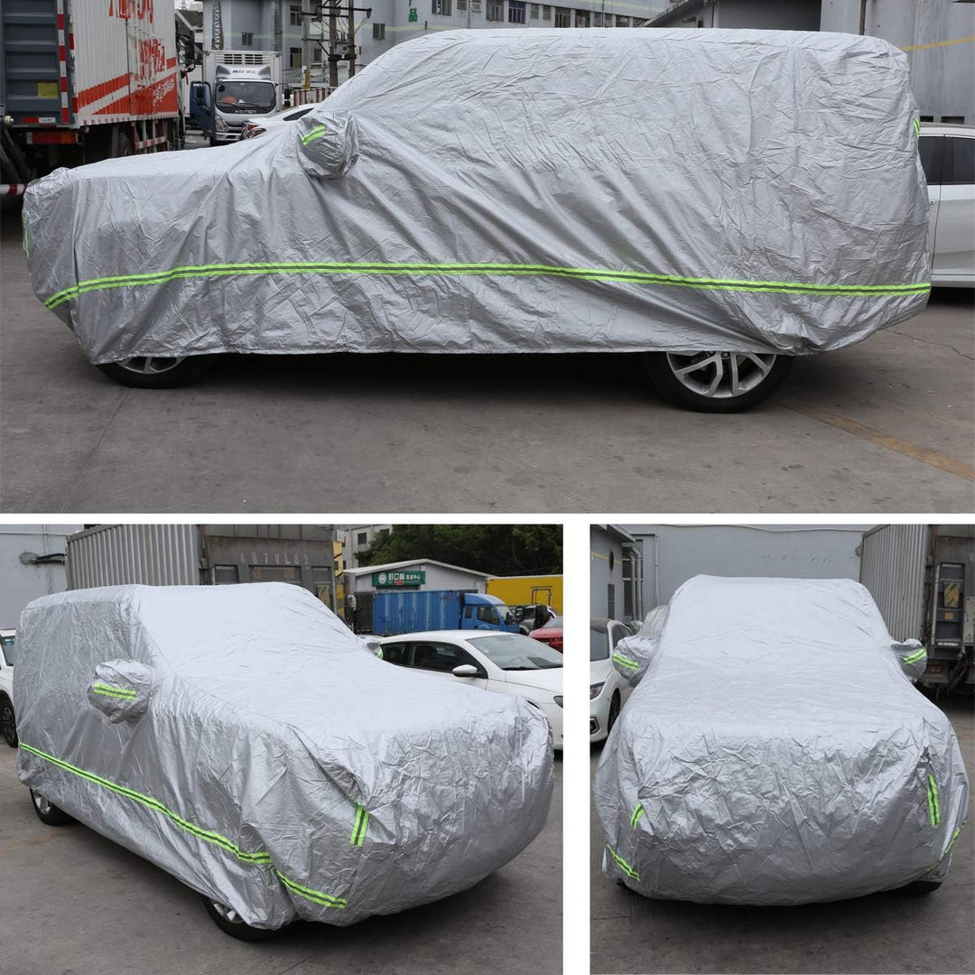 DIYUCAR Polyester-Vollgarage für LR Discovery 4 5, wetterfest, wasser-, schnee-, staub- und kratzfes