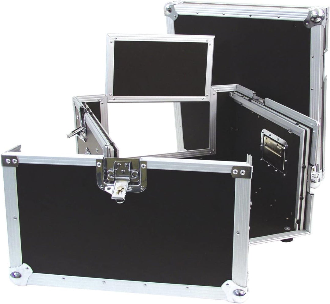 ROADINGER Spezial-Kombi-Case Profi, 4HE | Flightcase für 483-mm-Geräte (19")