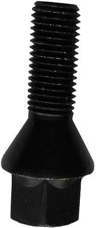 10 Radschrauben Radbolzen Kegelbund schwarz M14x1,5 55mm 55 mm schwarz, 55 mm schwarz