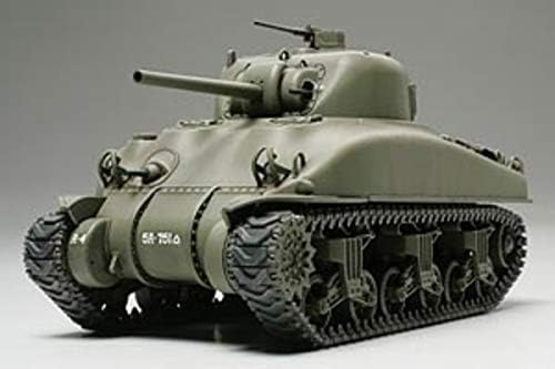 Tamiya 32523 1:48 US Panzer Sherman M4A1 Früh.A. -Modellbausatz,Plastikbausatz, Bausatz zum Zusammen