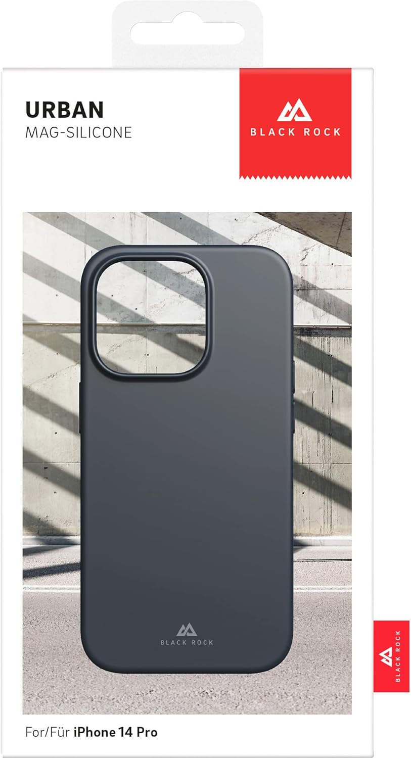 Black Rock - Hülle Mag Urban Protection Case Silikonhülle Passend für Apple iPhone 14 Pro I Handyhül