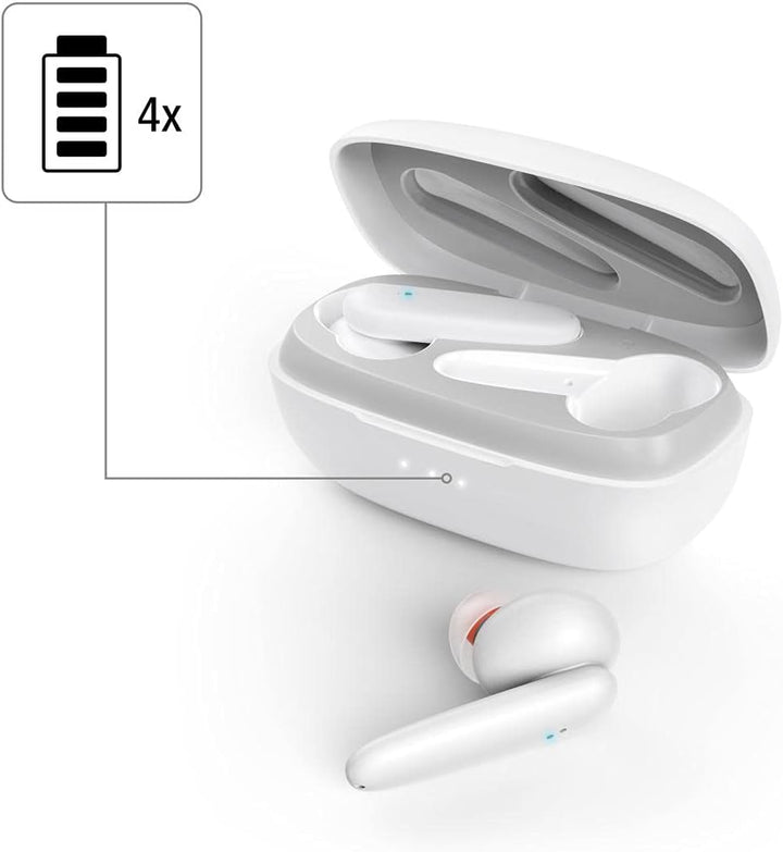 Hama Bluetooth Kopfhörer In Ear (kabellose Kopfhörer mit Ladestation 4x nachladbar für 20h Musik, Tr