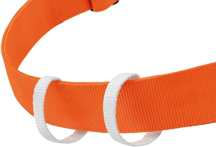 PETZL Unisex Verticality Speläogurt (1er Pack) 2 Orange/ Schwarz, 2 Orange/ Schwarz