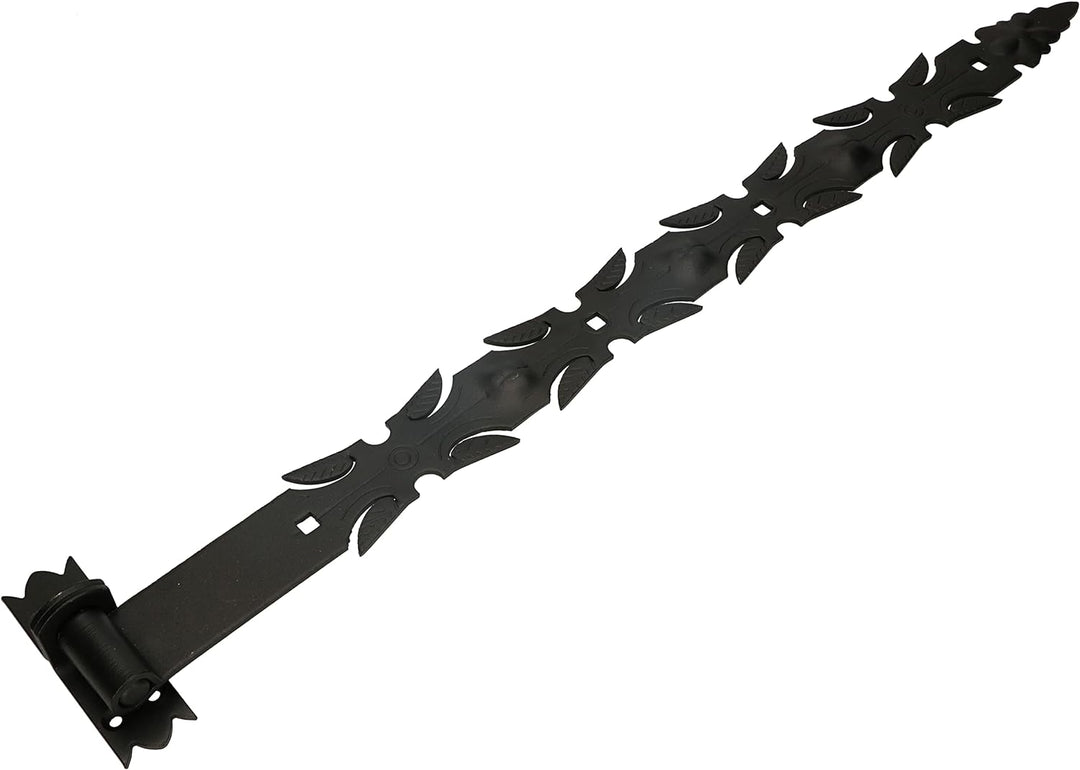 KOTARBAU® 2er Set Ladenband Schmiedeeisen mit Kloben 800 mm Türband Torband Türscharnier Torscharnie