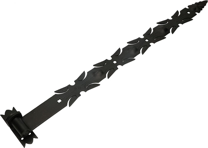 KOTARBAU® 2er Set Ladenband Schmiedeeisen mit Kloben 800 mm Türband Torband Türscharnier Torscharnie