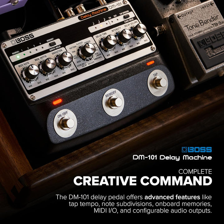 Boss DM-101 Delay Machine Analoges Effektgerät Pedal für Gitarre