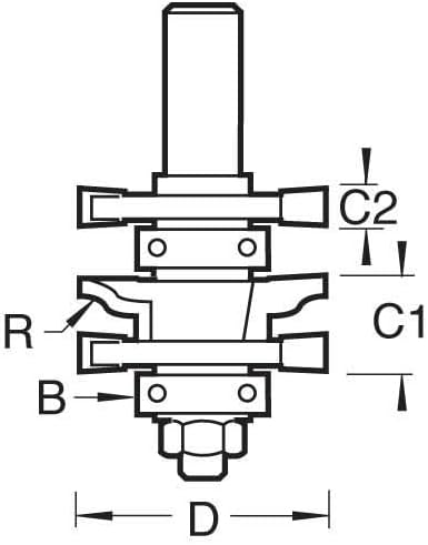 Trend Ogee-Profil-Anreisser-Set, C155X8MMTC