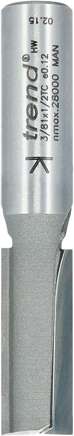 Trend - Zwei Flöten cutter 12,7mm Durchmesser - 3/81X1/2TC 12.7 x 32mm, 12.7 x 32mm