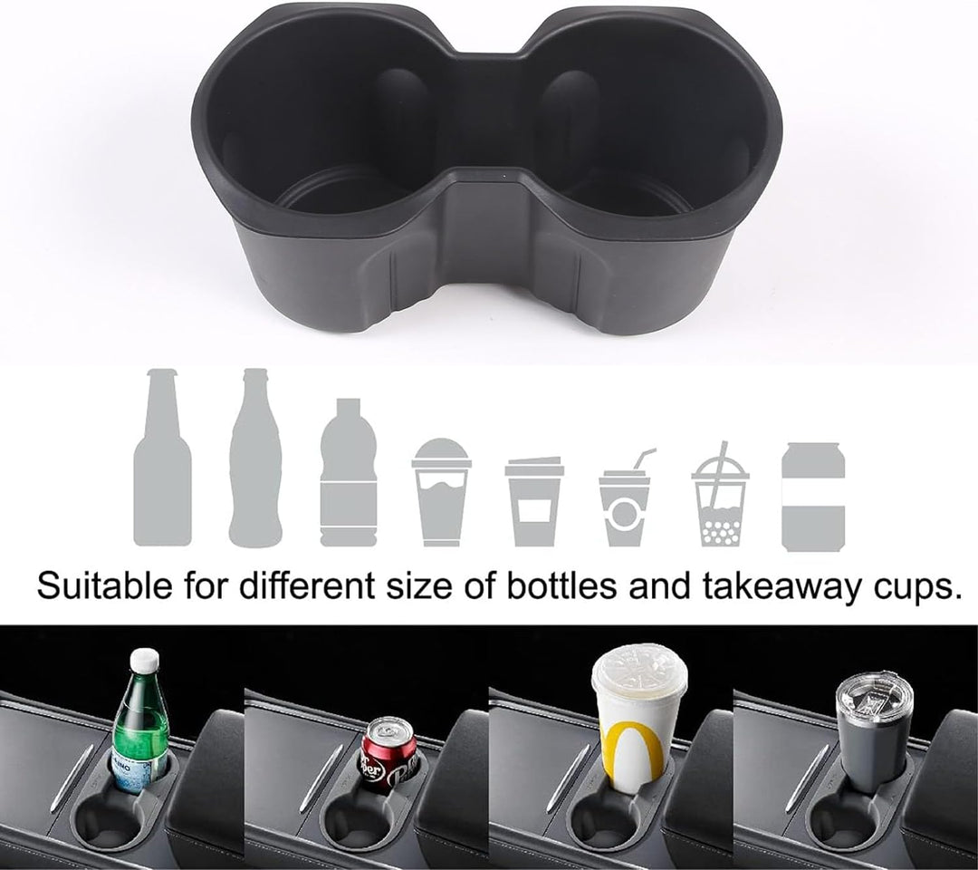 DIYUCAR Mittelkonsole Wasserbecherhalter Flaschenhalter Aufbewahrungsbox fĂŒr B-M-W X1 U11 2023-2024,