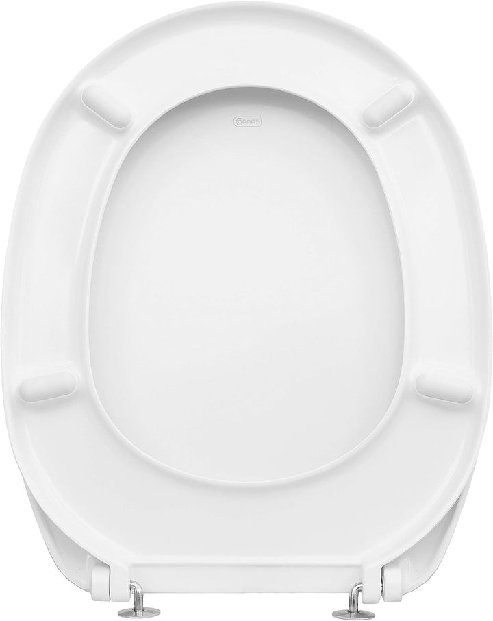 Cornat WC-Sitz "Camero" - Klassisch weisser Look - Pflegeleichter Duroplast - Schlichtes Design pass