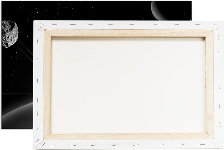 deyoli Raumschiff auf Entdeckungsreise Format: 80x60 Effekt: Schwarz&Weiss als Leinwandbild, Motiv f