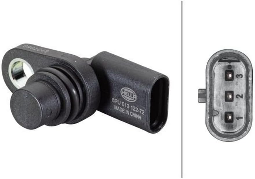 HELLA 6PU 013 122-721 Sensor, Nockenwellenposition - 3-polig - mit Dichtring