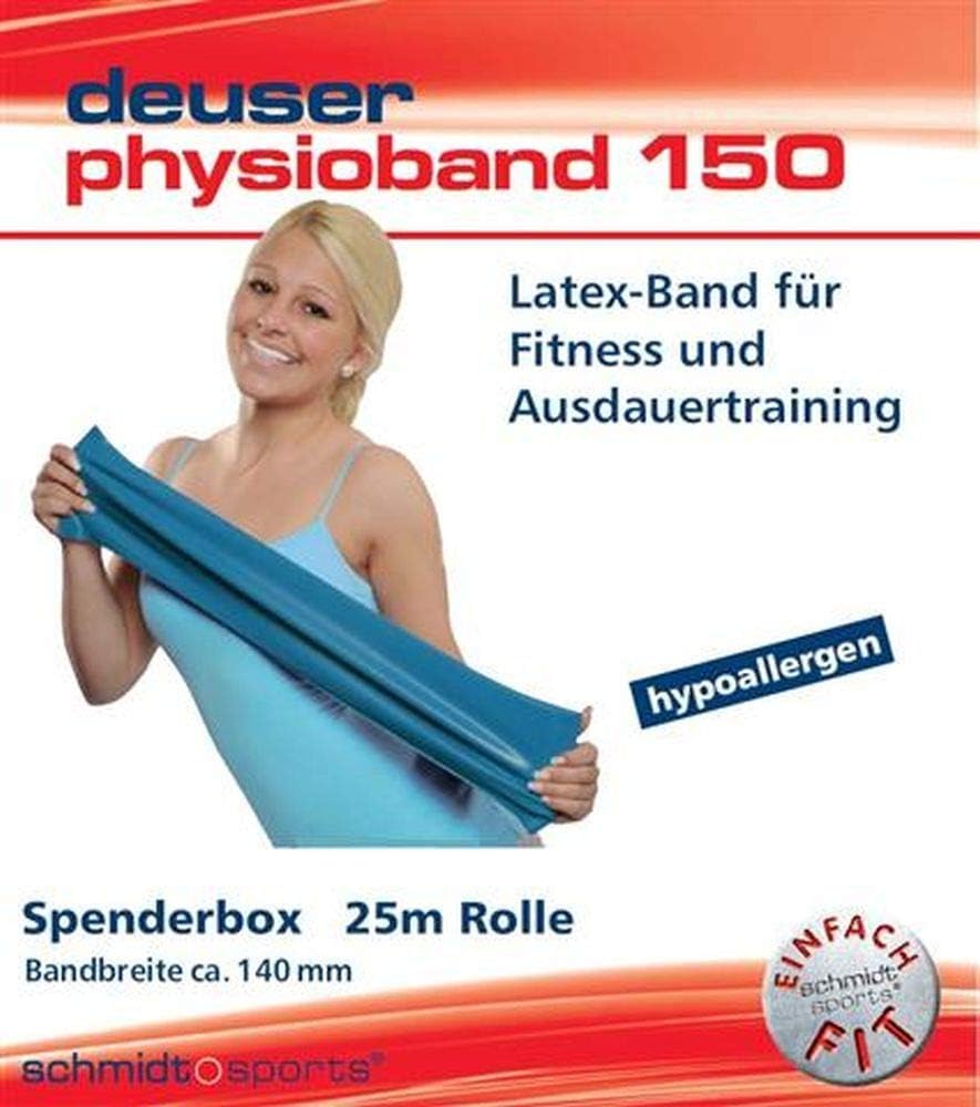 Deuser Physio Band 150 25 M Physioband 25m lang, 150mm breit grün, 25m lang, 150mm breit grün