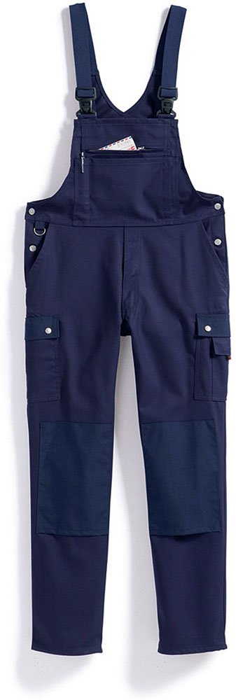 BP 1487-720-10-51 Latzhose, Stretch-Hosenträger mit Clipbefestigungen, 305,00 g/m² Verstärkte Baumwo