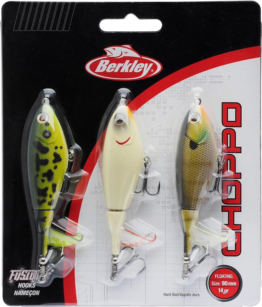 Berkley Unisex-Adult Choppo Hard Bait, Assorted, 90mm