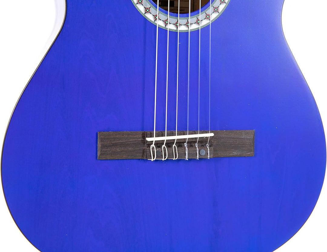GEWA Konzertgitarre BASIC 3/4 transparent blau - PS510145 - ***NEU***, 3/4 transparent blau