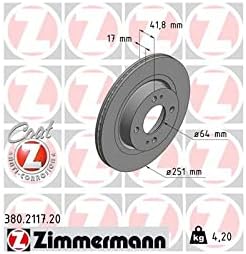 ZIMMERMANN Bremsscheibe 380.2117.20