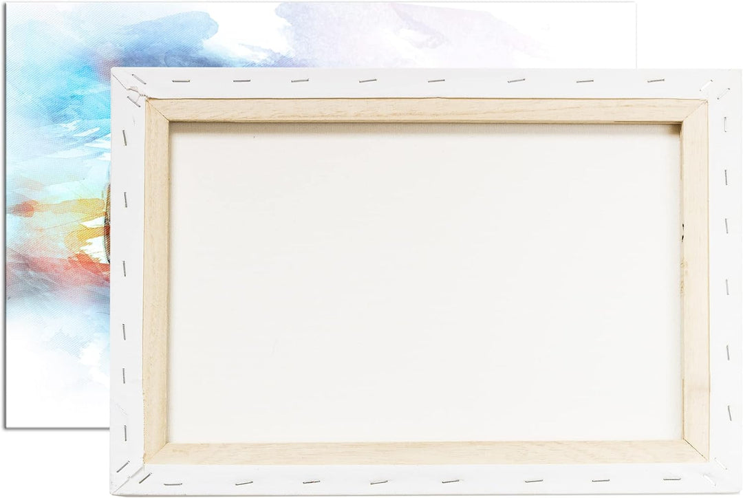 deyoli küstlericher Sportwagen Format: 80x60 als Leinwandbild, Motiv fertig gerahmt auf Echtholzrahm