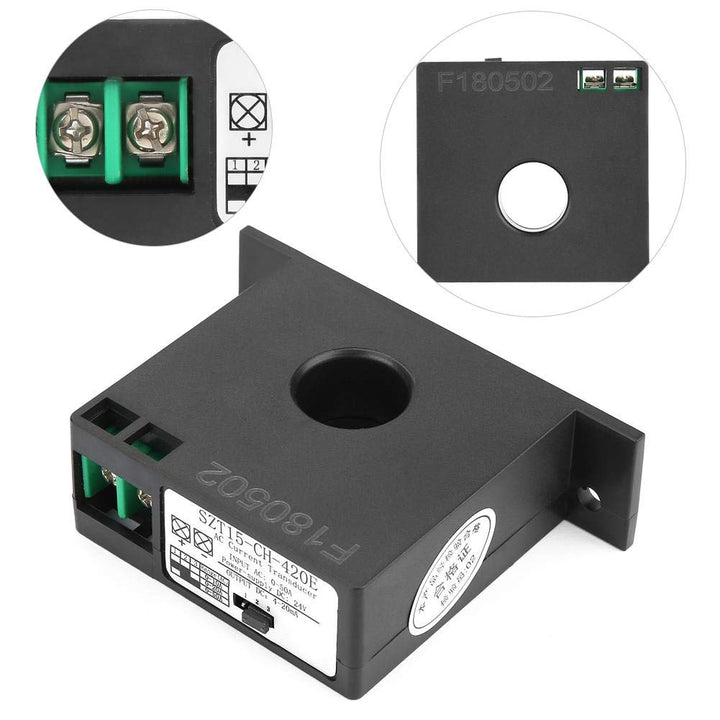 4-20mA Strommessumformer Ausgang Analoges Stromsignal Isolierter Hallsensor 0-50A Wechselstromwandle